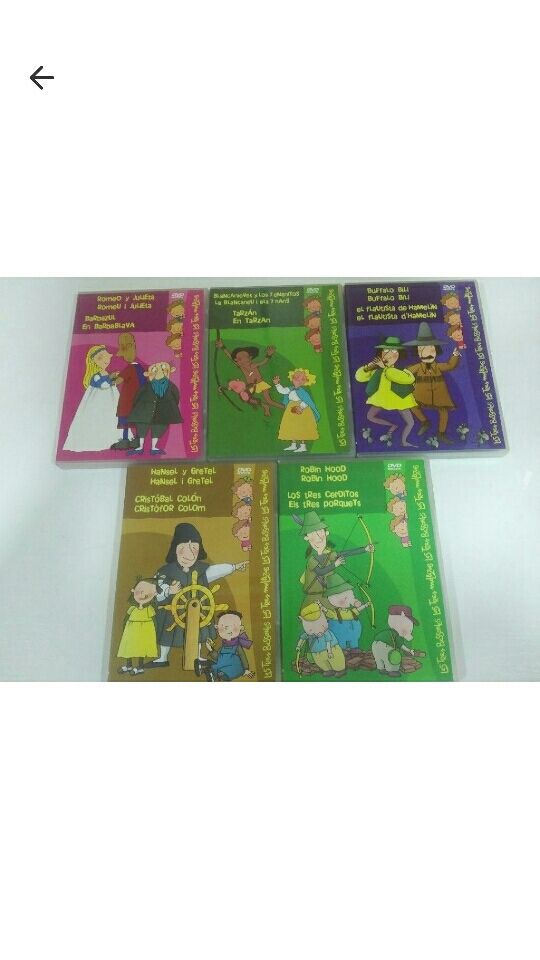 5 DVDs de les 3 Bessones