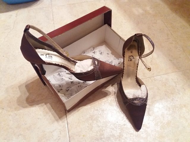 zapatos y bolso de fiesta