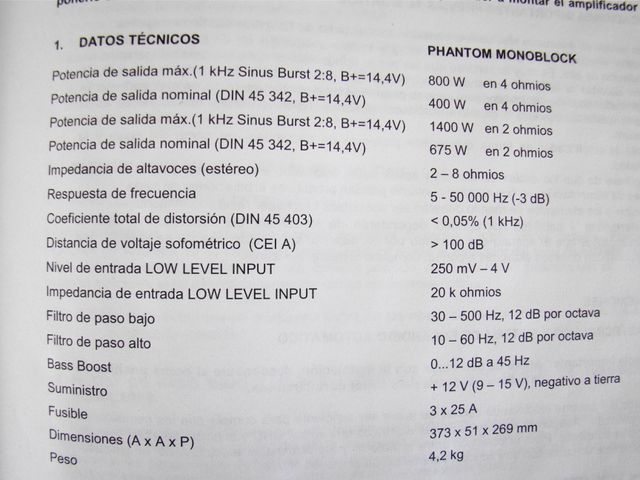 Pack doble sub +etapa.- Cambio por ORDENADOR