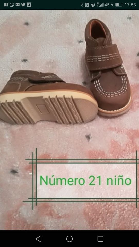 Zapatos / botas nro 21