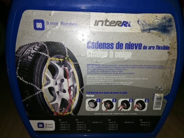 catene da neve 15 cadauna