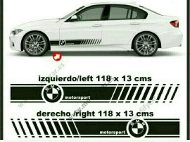 Vinilo franjas bmw