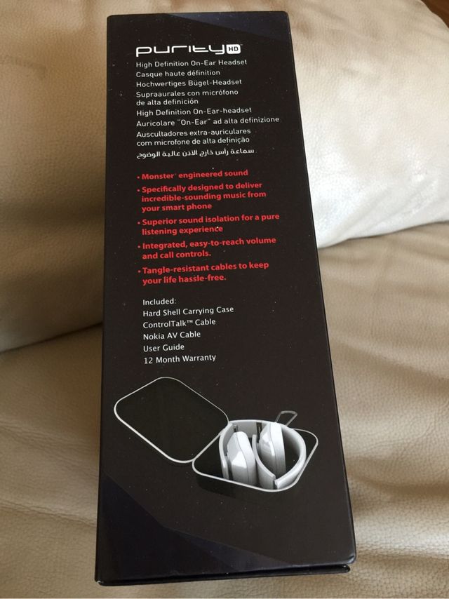 Cascos audio Nokia Purity HD