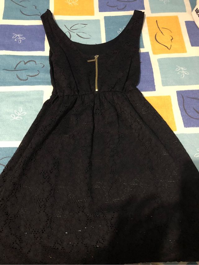Vestido negro mujer. Talla única