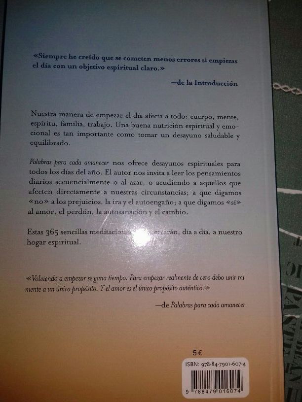 palabras para cada amanecer