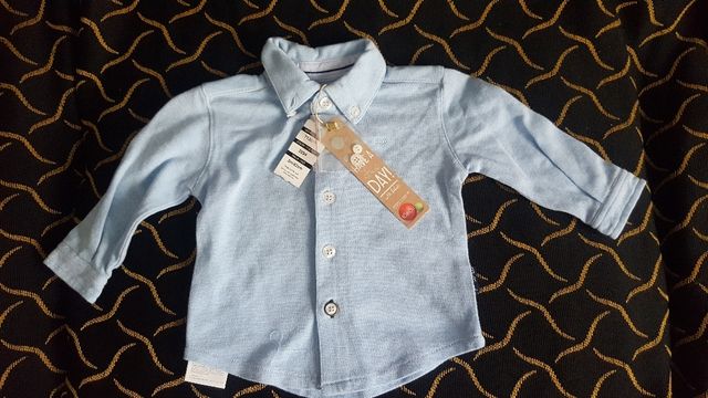 camisa bebe nueva marca boboli talla 3 meses