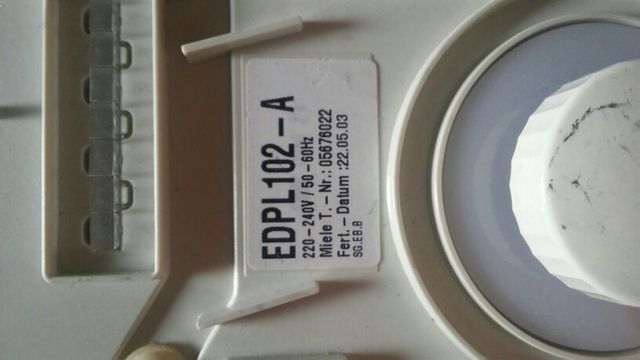 CABLEADO Y PANEL DE MANDO LAVADORA MIELE