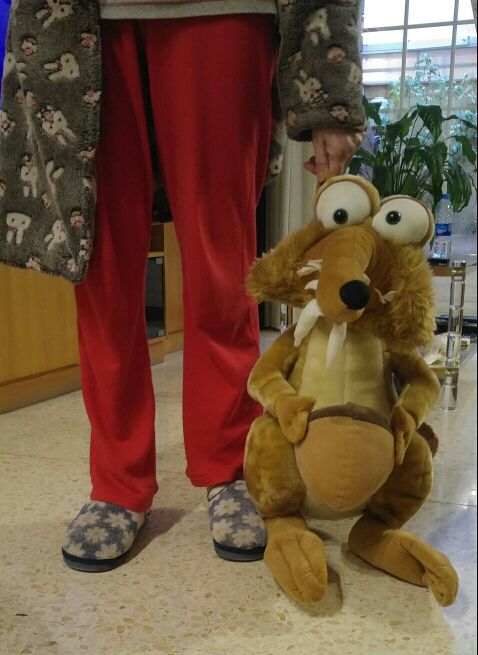 Peluche grande Ardirrata Ice Age. 