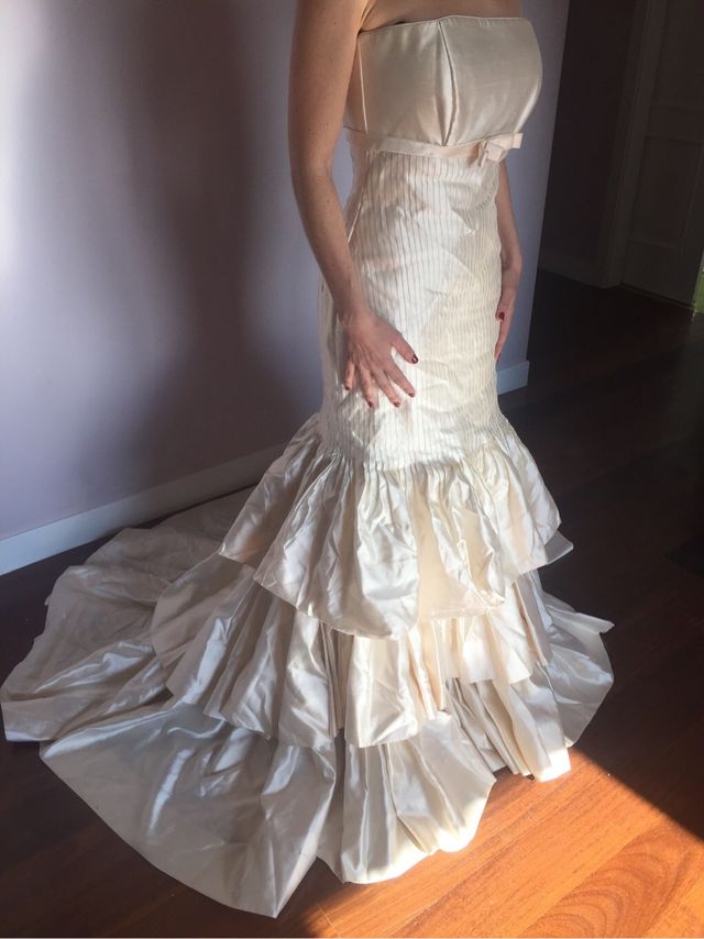 vestido de novia 42 corte sirena a estrenar