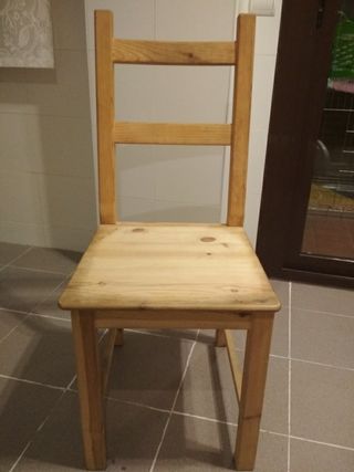 8 Madrid Ikea Mano En De Segunda Silla Pino Por Madera € Ivar Yfgy6b7v
