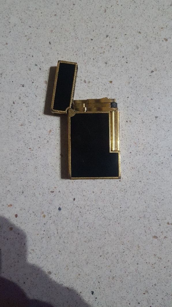 mechero dupon de oro y nacar...