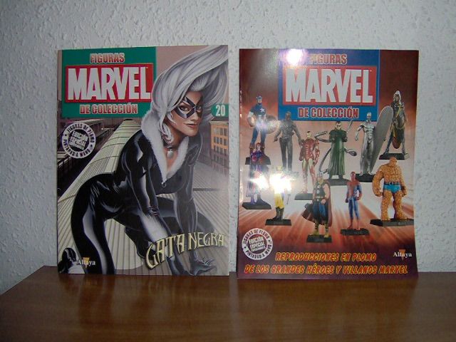 Fascículos figuras de plomo Marvel y DC