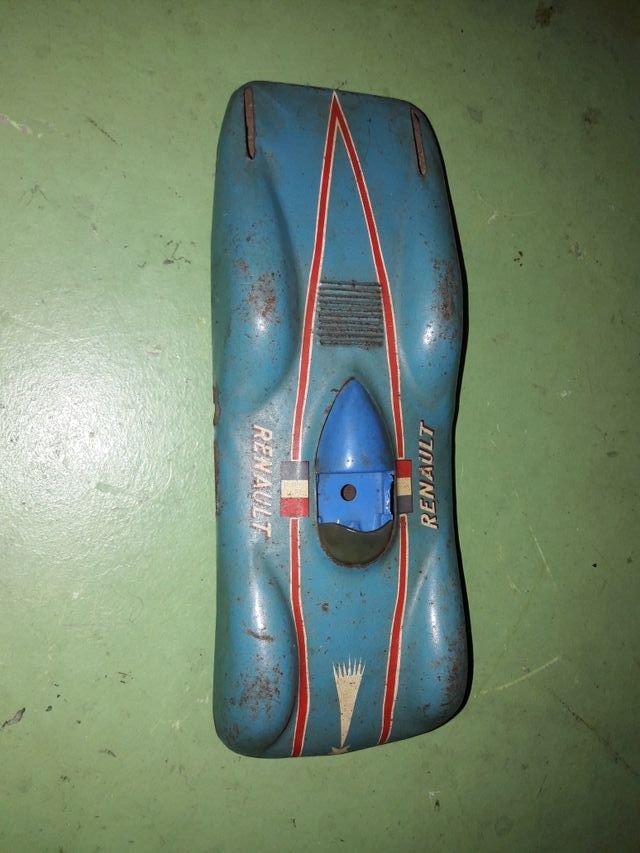 antiguo coche de chapa renault de fricción 