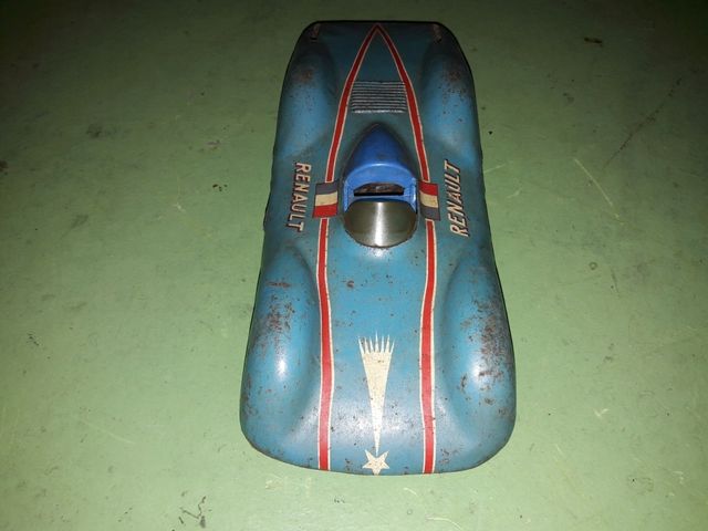 antiguo coche de chapa renault de fricción 