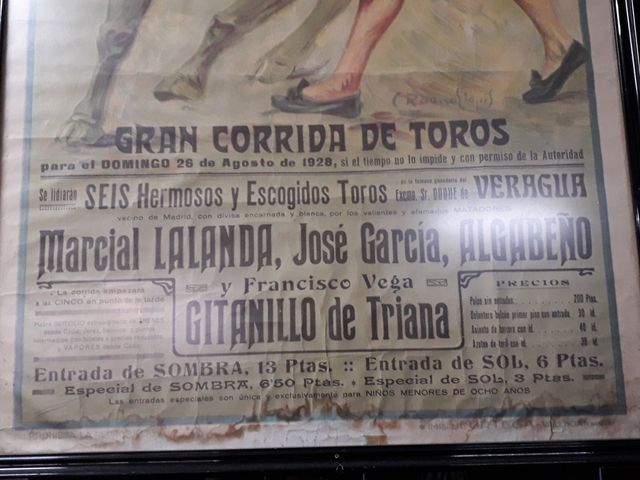 Cartel Toros 1928