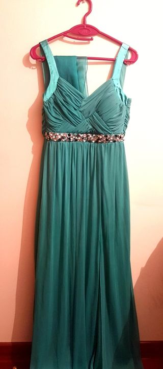 Vestido fiesta largo el corte inglés de segunda mano por 60 EUR en Lugo en  WALLAPOP
