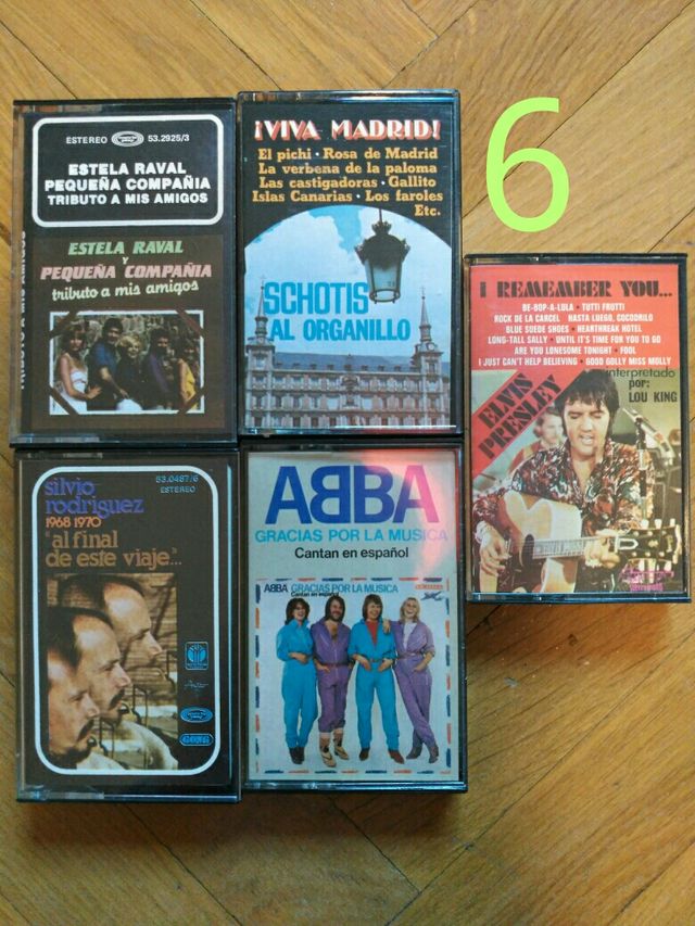 Cintas casette música