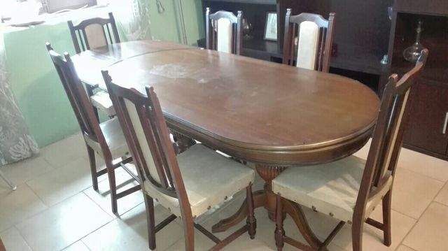 Mesa comedor rustica de segunda mano por 40 € en Taiala en WALLAPOP Mesa comedor rustica de segunda mano por 40 € en Taiala en WALLAPOP
