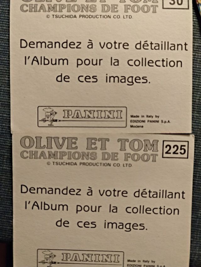 Cromos Campeones Oliver 1989