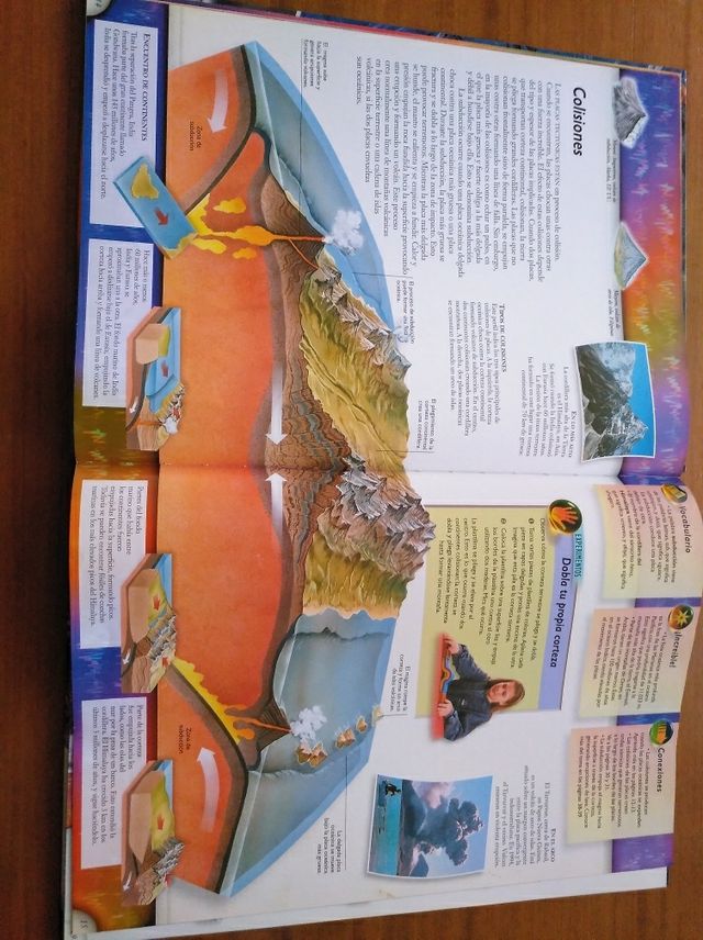 Libro Terremotos y volcanes.