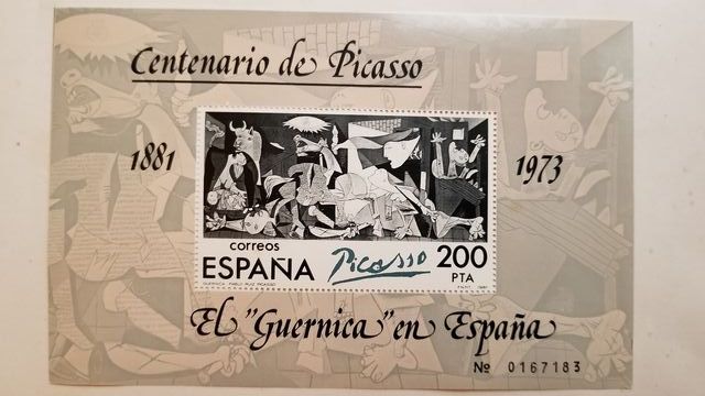 SELO DE ANIVERSÁRIO DE 1981 GUERNICA