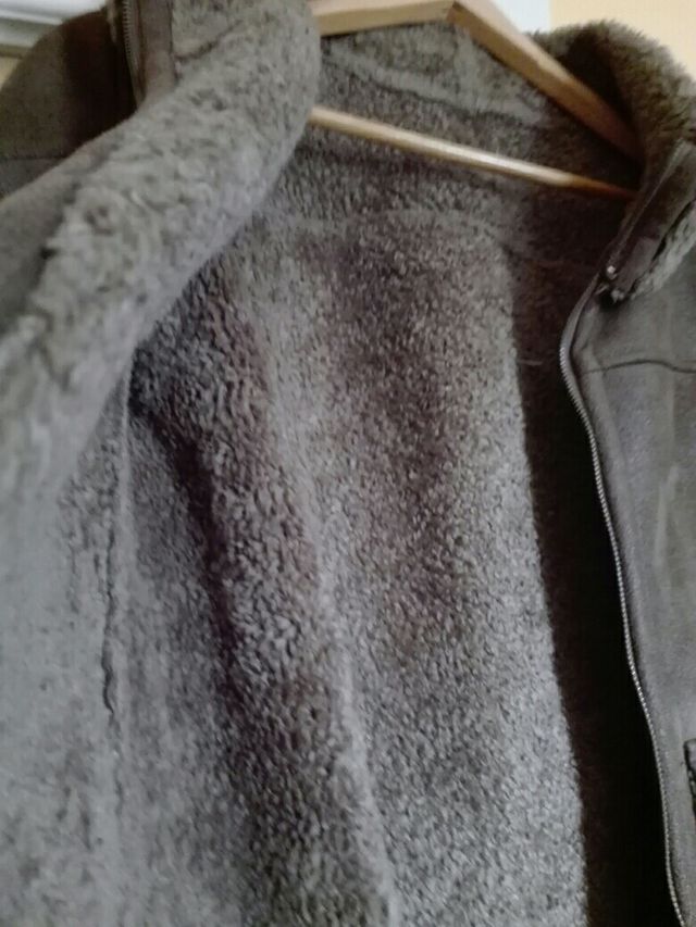 chaquetón antelina forrado muy calentito