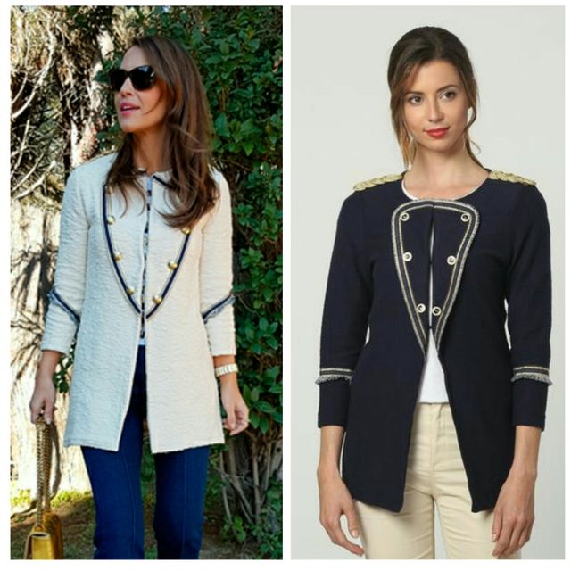 chaqueta azul militar 40