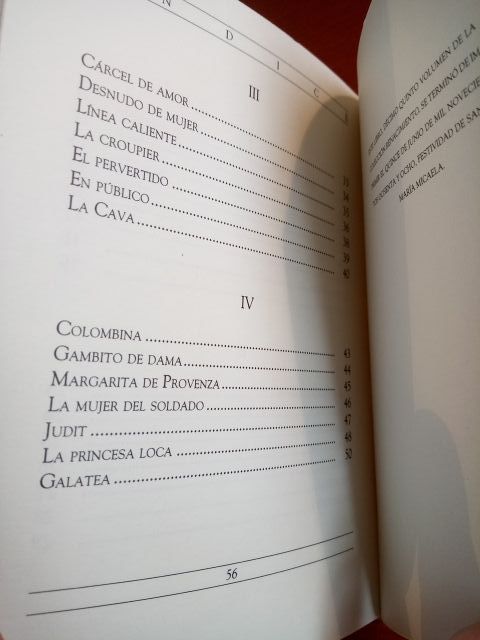 Cárcel de amor. Amalia Bautista.