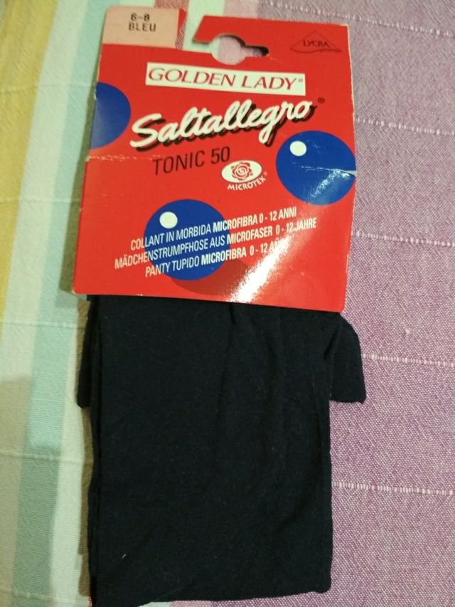 Leotardos/pantys marino 6-8 años sin estrenar