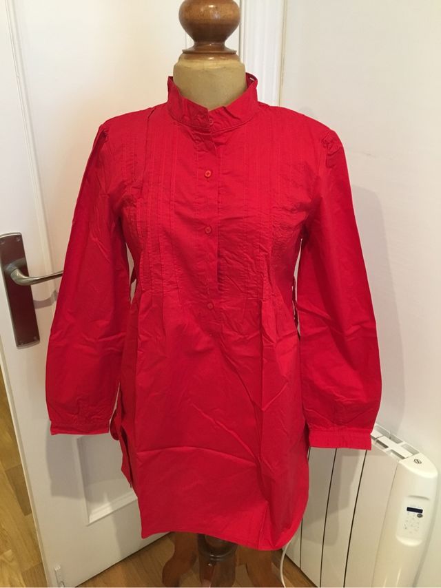 Camisa larga Trucco roja