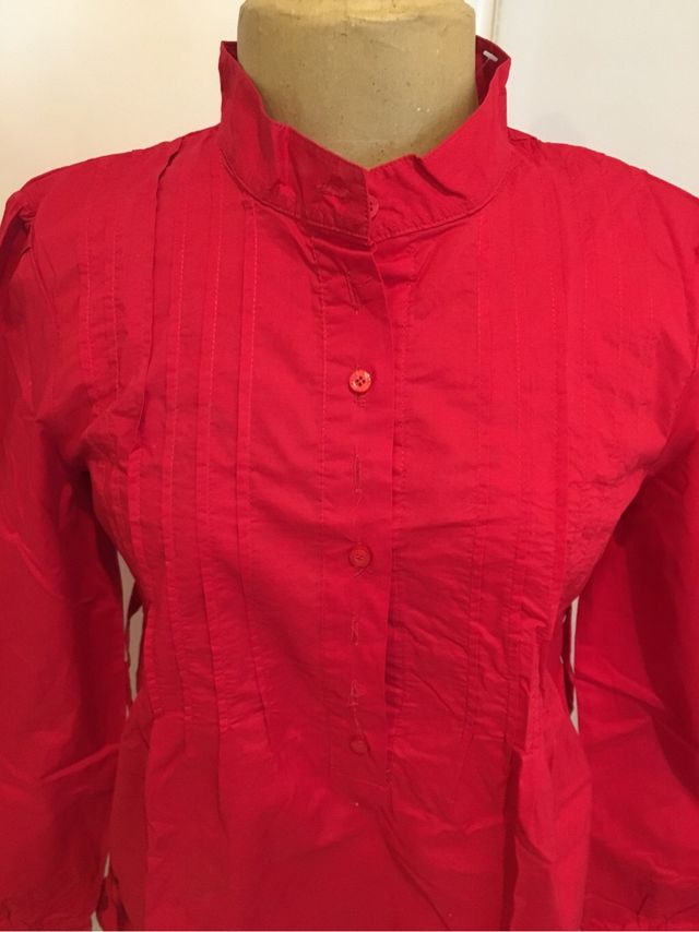 Camisa larga Trucco roja