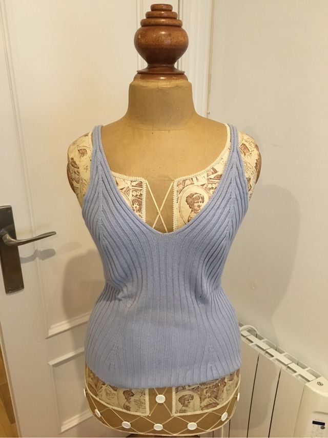 Camiseta tirantes de punto