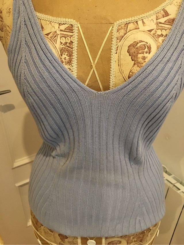 Camiseta tirantes de punto