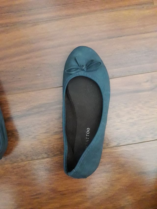 Manoletinas azul marino