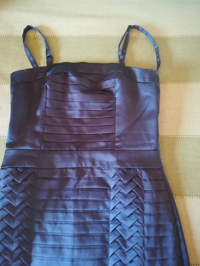 vestido negro palabra de honor