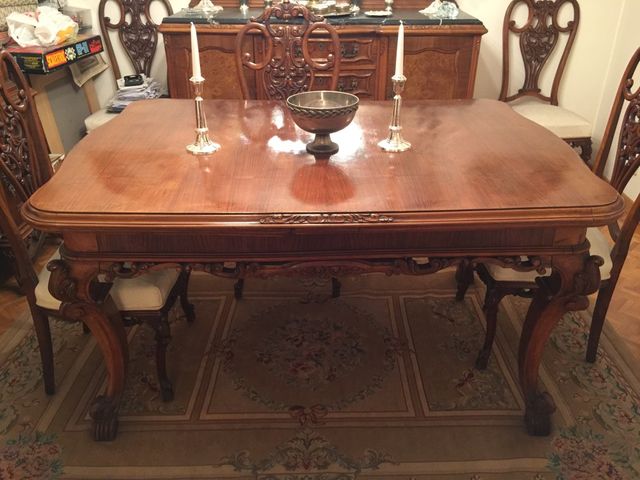 Preciosa mesa comedor extensible estilo luis XV de segunda mano por ... Preciosa mesa comedor extensible estilo luis XV de segunda mano por ...