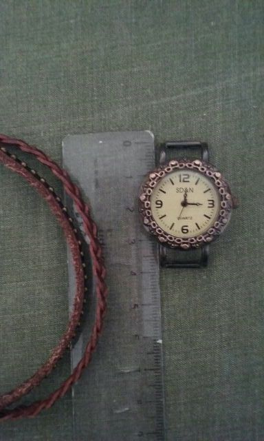 reloj correa dos vueltas de cuero