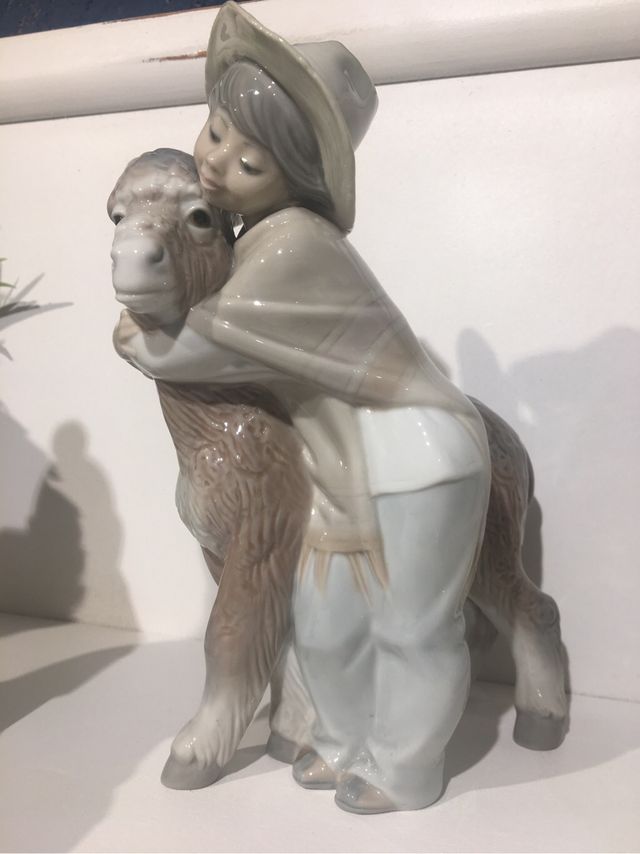 Decoracion figuras de Lladro años 70