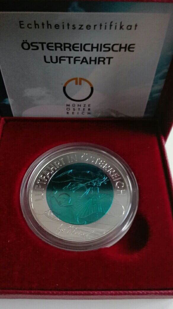 Moneda 25 euros Austria 2007 Niobio