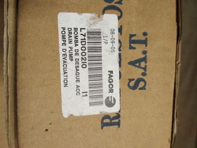 bomba da máquina de lavar