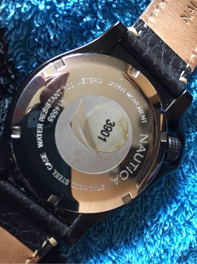 Reloj Nautica sport Negro PVD