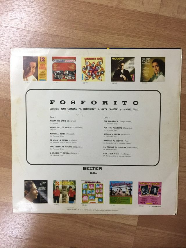 Fosforito disco vinilo