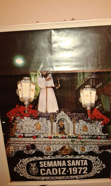 Cartel de Semana Santa de Cadiz 1972