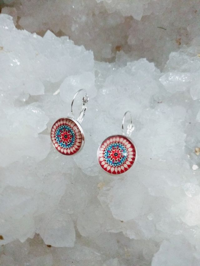 Pendientes plateados