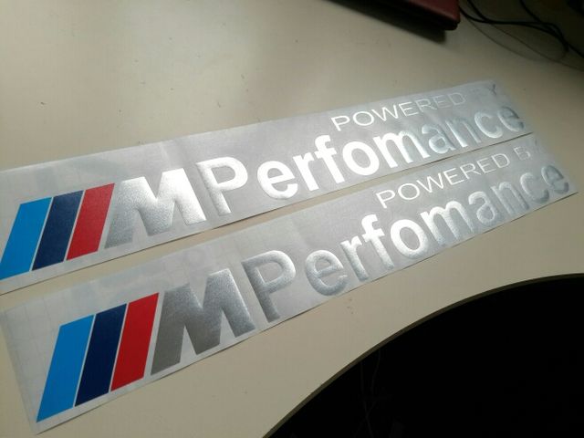 pegatina coche vinilo bmw Performance