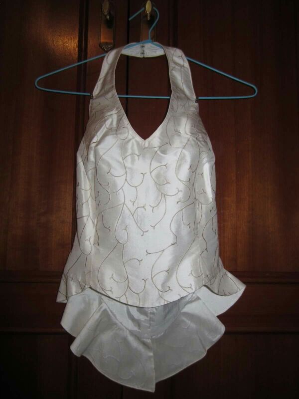 Vestido, dos piezas.