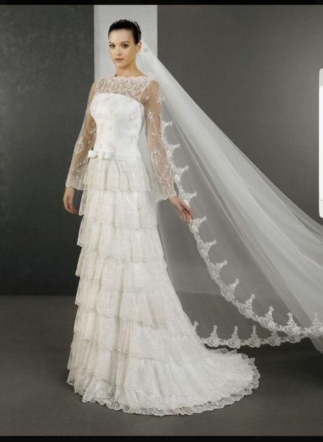 vestido novia elio berhanyer de segunda mano por 189 € en santurtzi