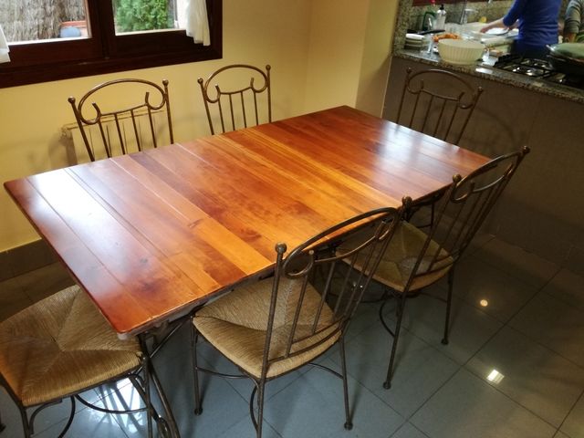 Conjunto mesa comedor + 6 sillas de segunda mano por 250 € en Premià ... Conjunto mesa comedor + 6 sillas de segunda mano por 250 € en Premià ...