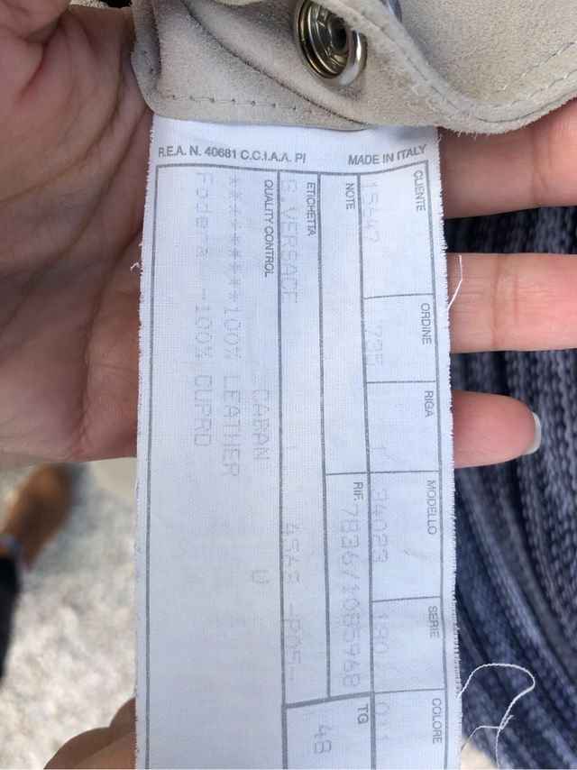 Abrigo de piel versace