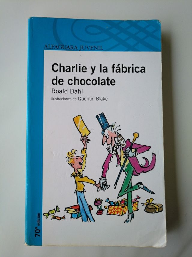 Charlie y la fábrica de chololate libro juvenil